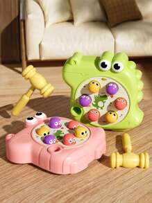 2 PIEZAS Juguete de Cocodrilo Golpea el Topo, Duradero y Sin Electricidad, Percepción de Color para Bebés y Desarrollo Cerebral, Juguete para Niños y Niñas, Juguete Educativo y de Entrenamiento Cognitivo para Niños Pequeños e Infantes