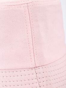 1 pieza Sombrero de cubo de poliéster sólido con acolchado, lindo y casual, con protección UV, versátil para hombres y mujeres, accesorio para todas las estaciones en invierno