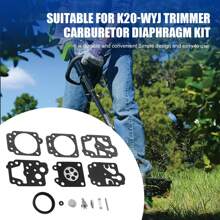 10Pcs Carburetor Repair Rebuild Gasket Needle Kit For K20-WYJ Trimmer - Black - View 9