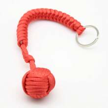 1pc Outdoor Protection Keychain With Steel Ball Bearing, Self-Defense, Emergency Survival, Car Escape Tool Keychain