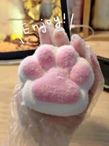 1PC Jumbo Tabas Squishy Cute Stress Relief Cat Paws,Bear Paws: Portable Fidget Squeeze Toys For Your Desk And On The Go, Ideal Holiday Gifts, Small Gift Ornament Cute Fun , Christmas Gift, Party Favors