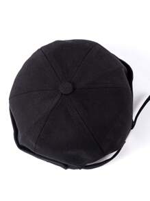 1 件纯色休闲涤纶绗缝情侣帽、渔夫帽、四季时尚百搭 - 堆堆帽 - 查看 9