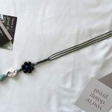 Retro Bohemian Waist Rope, High-End Woven Green Waist Belt For Women, Suitable For Dress, Shirt