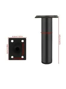 4 件/套现代家具腿，80 毫米/3.15 英寸和 100 毫米/3.93 英寸，重型金属腿，适用于沙发、橱柜、电视柜、梳妆台、书桌 - 彩色 - 查看 18