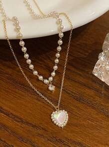 1pc Stainless Steel Butterfly Pendant Necklace, Suitable For Daily Wear