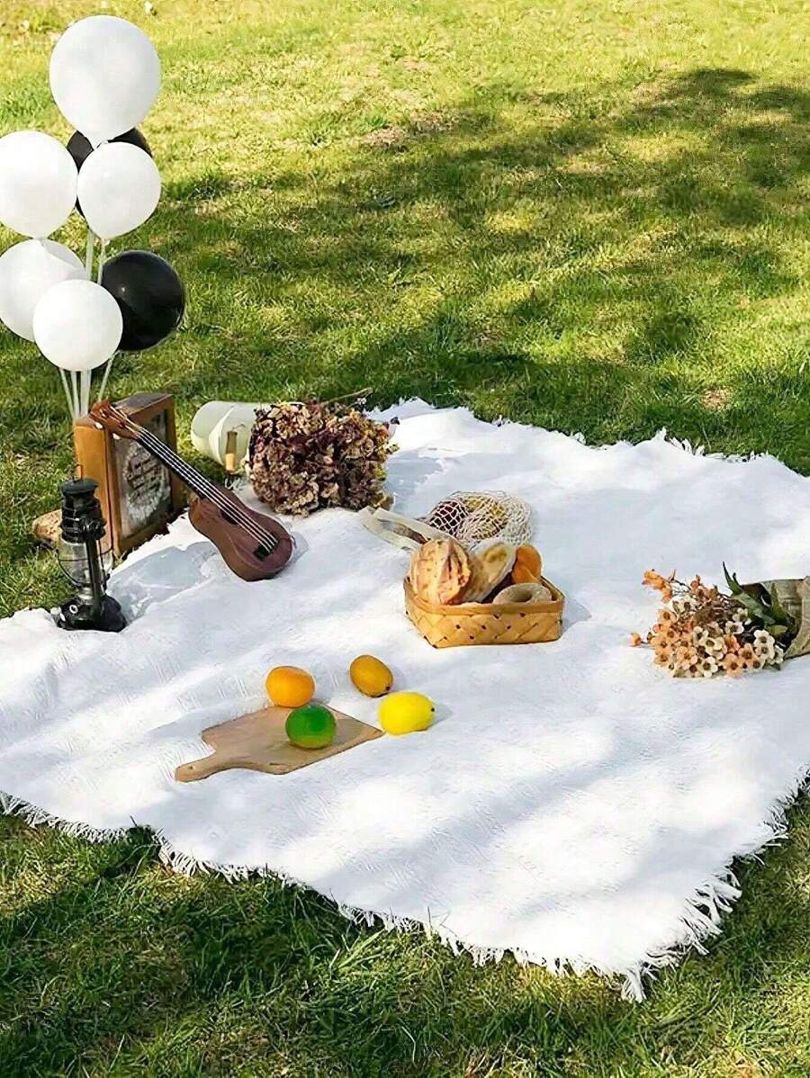 1 pezzo Telo da picnic in stile Ins, telo da picnic in stile bohémien, tappetino all'aperto spesso in stile Ins, telo da picnic e campeggio, tappeto bohémien, mantella antivento da esterni, tappetino impermeabile, adatto per picnic all aperto, mantella antivento, tovaglia, decorazione esterna, regalo per la fidanzata, regalo per la festa del papà; un must per i viaggi all aperto
