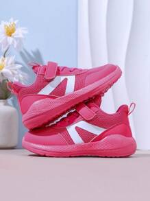 1 par de zapatillas deportivas de malla transpirable para niños, para primavera/verano/otoño, zapatillas deportivas de estudiante, adecuadas para niños y niñas