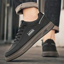 2024 Spring New Business Casual Leather Shoes Fashion Soft Sole Men's Skateboarding Shoes Versatile Walking Sports Shoes