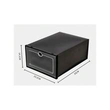 Shoe Storage Box, Clear Plastic Stackable Shoe Organizer For Closet, Space Saving Foldable Shoe Rack Sneaker Container Bin Holder - Multicolor - View 4