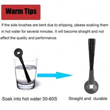 4pcs Shark AI AV2501S,AV2501AE,RV2502AE,RV2520AOUS,AV2510AOUS Robot Vacuum Cleaner Replacement Parts - Black - View 5