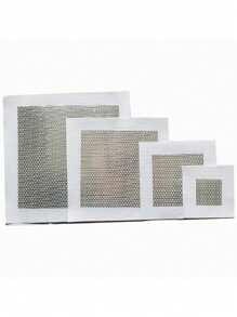 4/5 件装铝制石膏板修补套件，自粘式石膏板修补套件，易于粘贴的铝制金属修补片，用于快速修补石膏板孔 - 彩色 - 查看 12