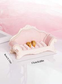 1pc Creative High-Heeled Shoe Shaped Jewelry Organizer And Ring Holder Box,Gift For Valentine's Day Back To School