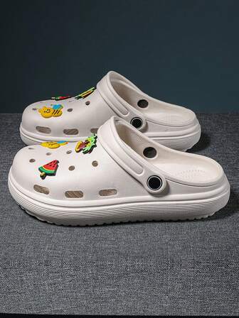 Sandalias deportivas para mujer, con diseño calado y suela cerrada, de estilo slip-on para exteriores, con suela suave antideslizante, ideales para el verano y la playa