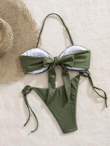Conjunto de bikini de estilo europeo y estadounidense para mujer