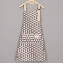 1件装家用办公室围裙便捷式围兜厨房用品厨房浴室居家防水防油耐磨居家家庭做饭围腰 - 彩色 - 查看 12