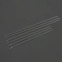 QIAO 30pcs Stainless Steel Beading Needles 8cm 10cm Hand Tools Beading Pins For Beading Diy Earrings Bracelet Necklace Jewelry Making