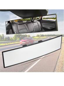 1pc High Definition Wide Angle Rearview Mirror - Anti-Glare, Easy Clip-On Installation, Suitable For SUVs And Trucks, Enhances Visibility For Safer Driving, Vehicle Safety Accessory