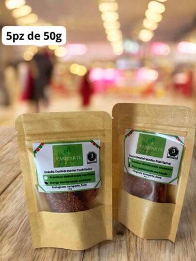 Mangos Enchilados 50 GR – Paquete de 5 Piezas, Snack Saludable y Sabor Intenso, Perfecto para Disfrutar en Cualquier Momento