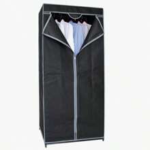 ARISE-Armario De Tela Medidas 70 X 45 X 160 Cm De Altura Con 1 Barra Para Colgar Perchas