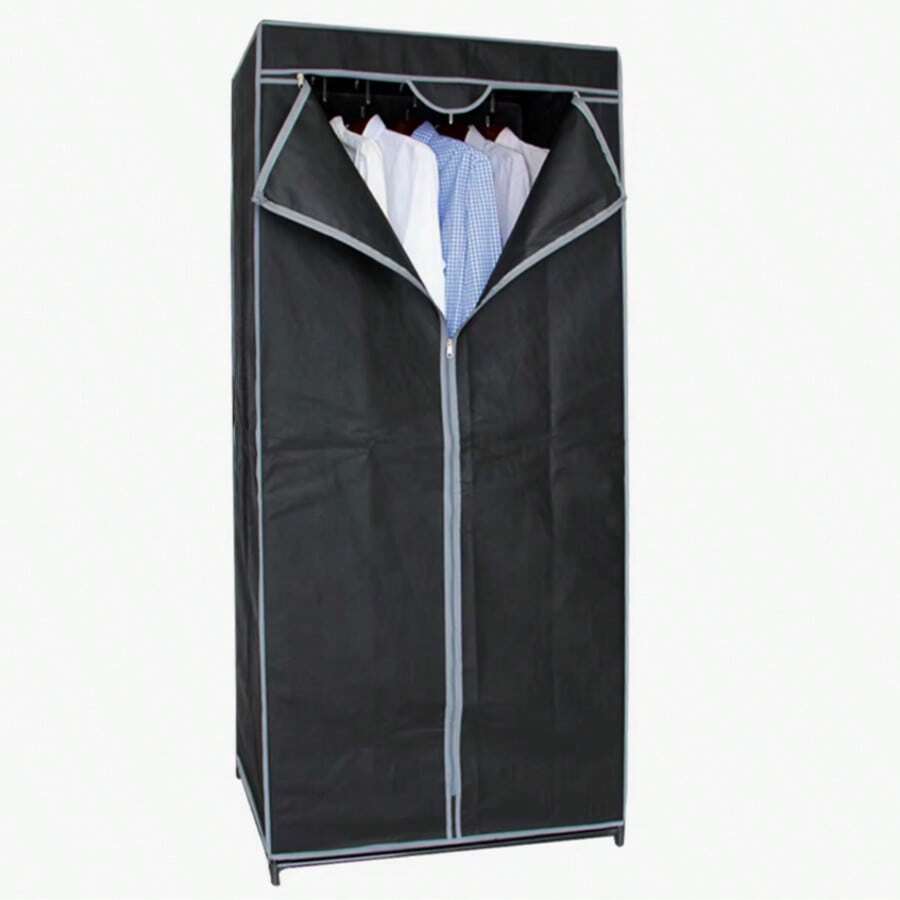 ARISE-Armario De Tela Medidas 70 X 45 X 160 Cm De Altura Con 1 Barra Para Colgar Perchas