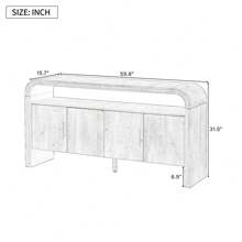 MERAX Elegant Sideboard With Treated Fir Veneer,Suitable For Entryway, Hallway, Living Room, Foyer, Corridor