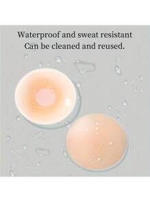 10 wielokrotnego użytku bezszwowych silikonowych osłonek na sutki - niewidoczne, samoprzylepne, antywypukłe nakładki na piersi dla kobiet - wygodne, oddychające i łatwe do czyszczenia akcesoria do biustonosza (2/10 szt.)
