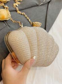 Bolso de mano de fiesta decorado con rhinestones de lujo, bolso de hombro cruzado brillante, diseño único de bolso de noche con clip, adecuado para fiestas, bodas, bailes