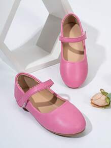 Scarpe piatte per ragazze con fiocco decorativo, massaggianti, in PU, con motivo floreale