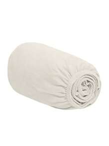 400 Thread Count Micro Percale Extra Soft Fitted Sheet With Elastic, Double, Queen, King - Rượu sâm banh - Xem 2