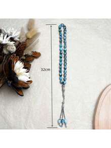 1pc New 33 Beads 8X11mm Prayer Tasbih Misbaha Beads Bracelet For Daily Use - Multicolor - View 12