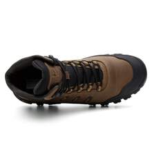 Bota Coturno Masculino Couro Reforçado Biqueira PVC