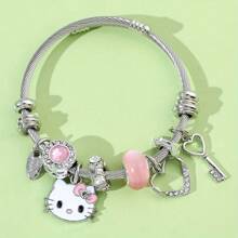 Sanrio A Cartoon Cartoon Cute Bracelet Alloy Bead Pendant Is A Good Gift For Students And Friends During The Holiday
