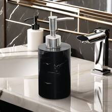 Zestaw butelek z pompką do balsamu z żywicy wysokiej jakości, zawiera dozownik mydła, żel pod prysznic, szampon, żel pod prysznic, pojemniki do napełniania z głowicami pompki do balsamu