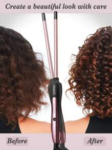 CRASTS 9mm Diameter Hair Curler,Heating Fast, Two Temperature Settings , Easily And Quickly Make Hairstyles,Home Use,Hair Care Gift HC-037