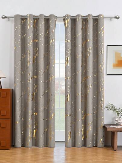 1 szt. Perforowana zaciemniająca luksusowa folia marmurowa panel zasłonowy z izolowaną podszewką, odpowiednia do salonu, sypialni, kuchni, łazienki, wystroju domu