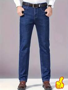 Jeans slim fit casuales y de negocios para hombre, elegantes y apropiados para el verano