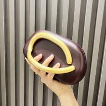 Dancing Engine Luxury Valentine's Bag Women's Party Prom Clip Evening Clutch Bride Crossbody Bag, Perfect For Party, Wedding, Dinner/Banquet, Matching With Wedding Dress,Formal Dresses, Prom Dress, Birthday Dress, Women Dress Party - Burgundy - View 6