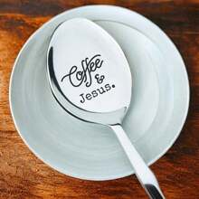 1 Stück 19x2,8 cm moderner Edelstahl Suppenlöffel als Schwester Geschenk von Schwester - Erinnere dich, ich liebe dich Schwester, Weihnachtsgeschenk für Schwestern, DIY - Silber - Übersicht 2