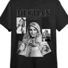 Meghan Trainor Music Shirt K1, Meghan Trainor Album Music 333954 Funny Men's Short Sleeve Graphic T-Shirt Collection Black PR - màu đen - Xem 6