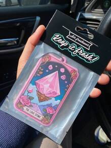 'The Love Stone', Car Air Freshener Aromatherapy Pendant, For Car Vent, Rearview Mirror, Bathroom, Living Room, Bedroom;BLUE Fragrance, Car Aromatherapy Tablets, Car Air Fresheners, Rearview Mirror Hanging Decor, Car Accessories Interior Pendant, Idea Gifts