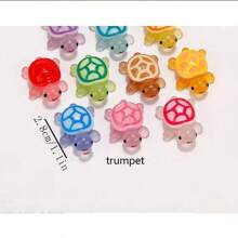 Colorful Glow-In-The-Dark Turtle Ornament Toy (Requires Absorbing UV Light), Can Be Used As Home Decor On Desks, Windowsills, Etc. Also Suitable For Party Decorations To Create A Joyful Atmosphere. An Excellent Gift For Turtle Lovers And Birthday Presents (The Turtle Shell Does Not Glow)