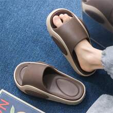 Men's New Slip-On Sandals, Fashionable Minimalist Outdoor Sports Casual Beach Thick Sole Non-Slip Slippers, Suitable For Daily Wear