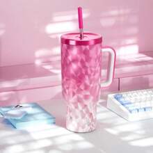 40 Oz Stainless Steel Large Capacity Water Cup, Coffee Mug, Silicone Seat Cushion Anti Slip Noise Reduction, 24-Hour Cooling, 8-Hour Insulation, Suitable For Car Cup Holders, Water Bottle, Gifts, And Travel - Rock Skeleton - View 7