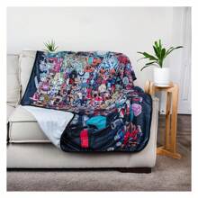 Chibi Characters Fleece Throw Blanket | 45 X 60| Destiny Collectors Edition