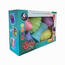 6pcs/Set Baby Sensory Balls, Colorful Soft Tactile Balls Toys, Infants Texture Grasping Ball, PVC Material, Birthday/Holiday Gift