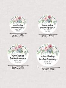 Pegatinas y logotipos personalizados de 1.57/1.97/2.36/2.76 pulgadas, pegatinas de boda y cumpleaños, diseña tus propias pegatinas, pegatinas personalizadas, adecuadas para diversas ocasiones, fotos, imágenes, etiquetas, pegatinas con logotipo personalizado, pegatinas del Día de San Valentín, invitaciones de fiesta de cumpleaños, suministros de fiesta de agradecimiento - Multicolor - Ver 4