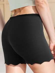 3 Stücke Damen Eisseidig nahtlose Sicherheitsshorts, neuer atmungsaktiver rutschfester Sicherheitsslip für den Sommer, schlanke Shorts, die sich nicht aufrollen, zum Tragen unter Röcken