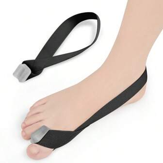 1pc Soft And Comfortable Toe Separator With Adjustable Thumb Stretch For Men And Women, Suitable For Everyday Wear And Cycling Activities
