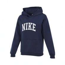 Nike Sudadera con capucha de forro polar del club NSW 2024 para niño preadolescente en tono Harbour Mist, estilo: HJ3156-410