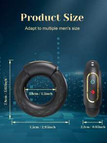 Vibrating Cock Ring, 9 Vibrations With Heating Penis Ring Vibrator Sex Toys For Men, Adult Toys Vibrating Penis Ring Male Sex Toys, Cock Ring Vibrator Couples Sex Toys, Adult Sex Toys & Games